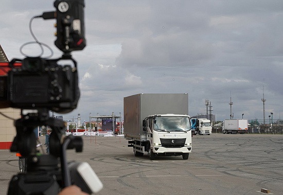 Грузовые автомобили Компас  на конкурсе профессионального мастерства  «Лучший водитель грузовика»